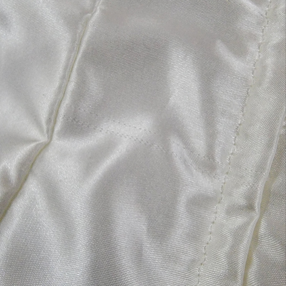 Jessica McClintock for Gunne Sax Floral Embroidered Bejeweled Satin Dress - Picture 11 of 11